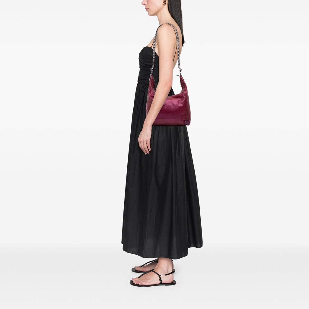 Gucci Medium Metallic Leather Galaxy Chain Shoulder Bag - Image 13