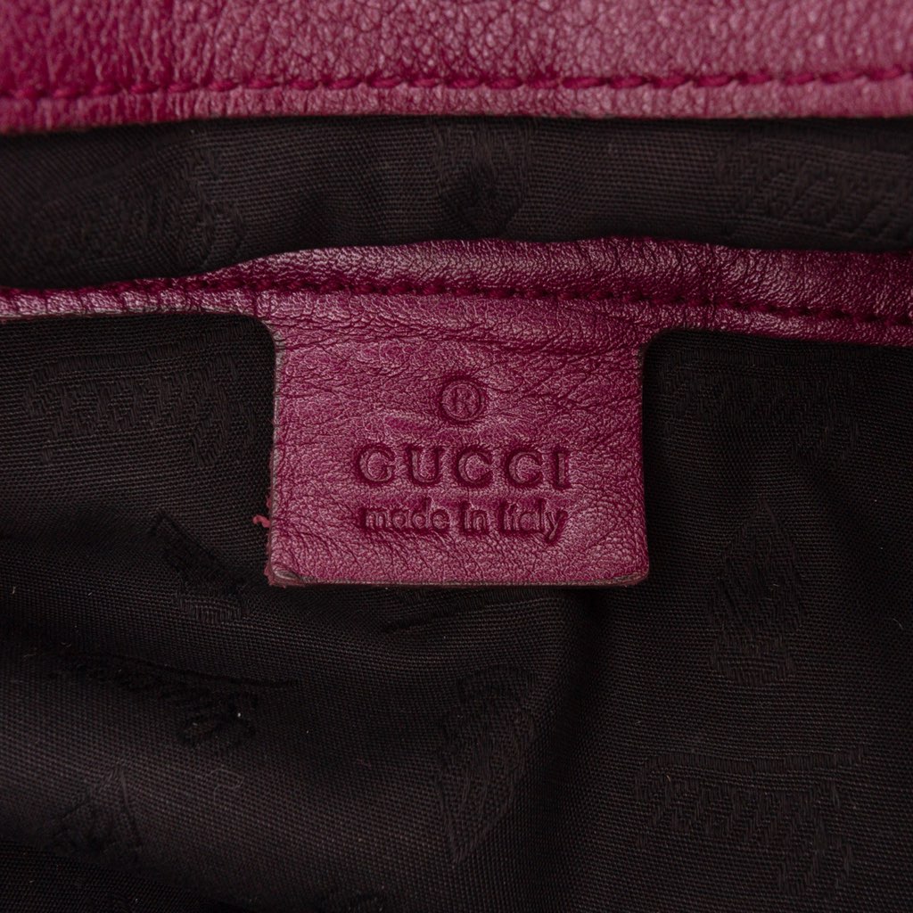 Gucci Medium Metallic Leather Galaxy Chain Shoulder Bag - Side view