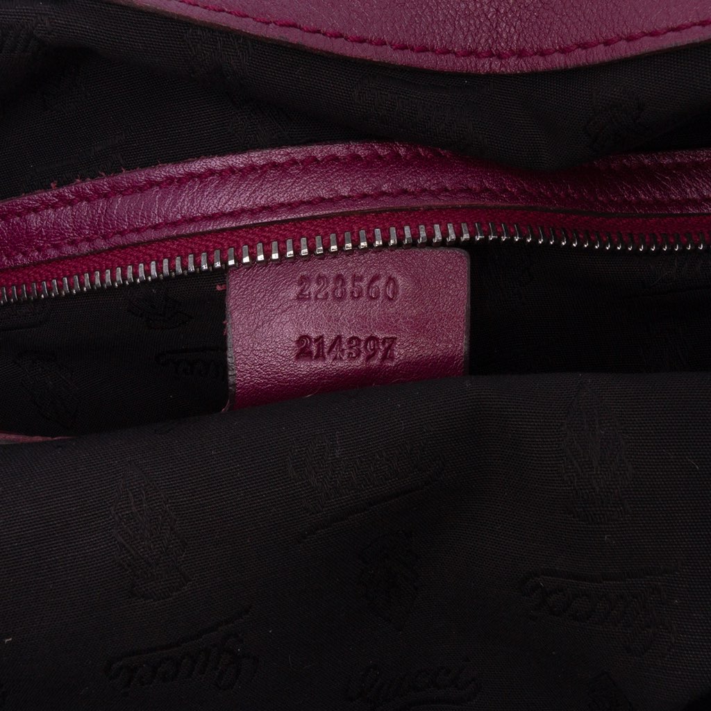 Gucci Medium Metallic Leather Galaxy Chain Shoulder Bag - Detail 1