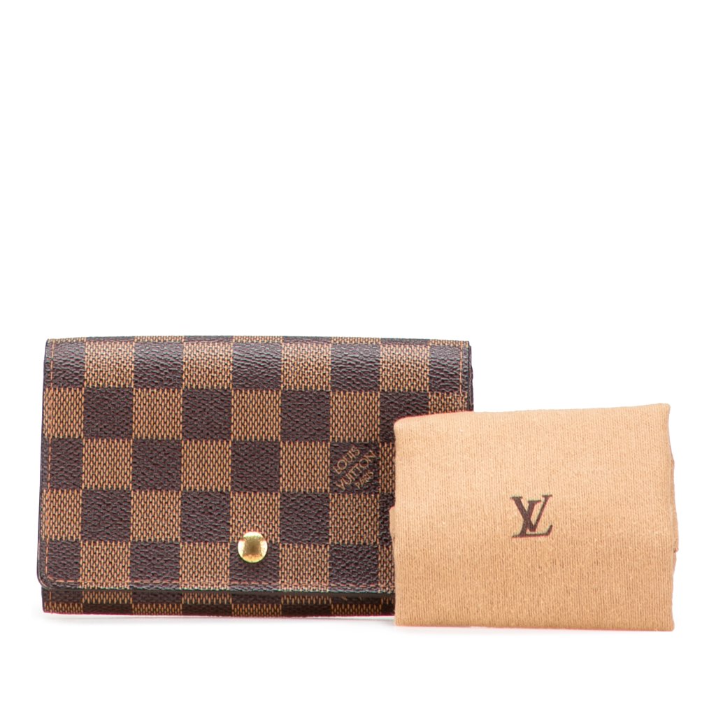 Louis Vuitton Damier Ebene Porte Monnaie Tresor Wallet - Image 14