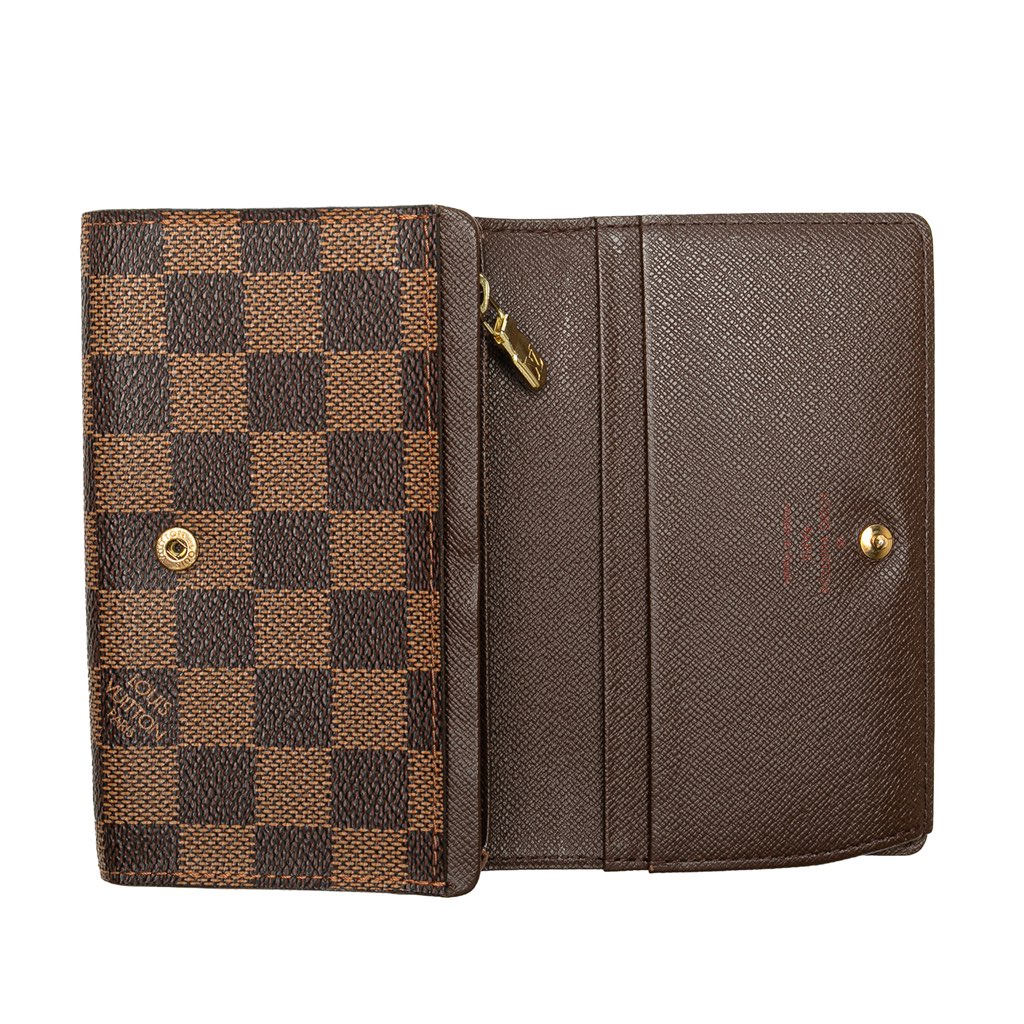 Louis Vuitton Damier Ebene Porte Monnaie Tresor Wallet - 4