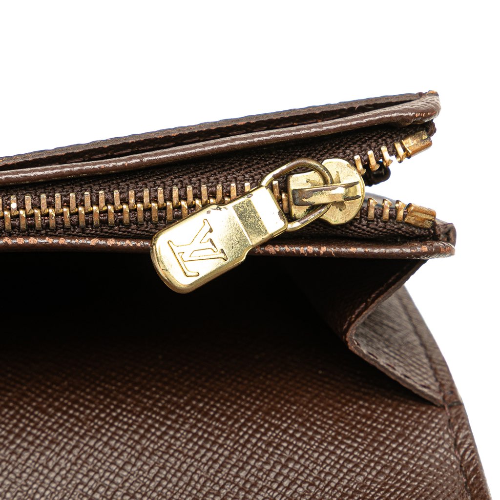 Louis Vuitton Damier Ebene Porte Monnaie Tresor Wallet - Image 10