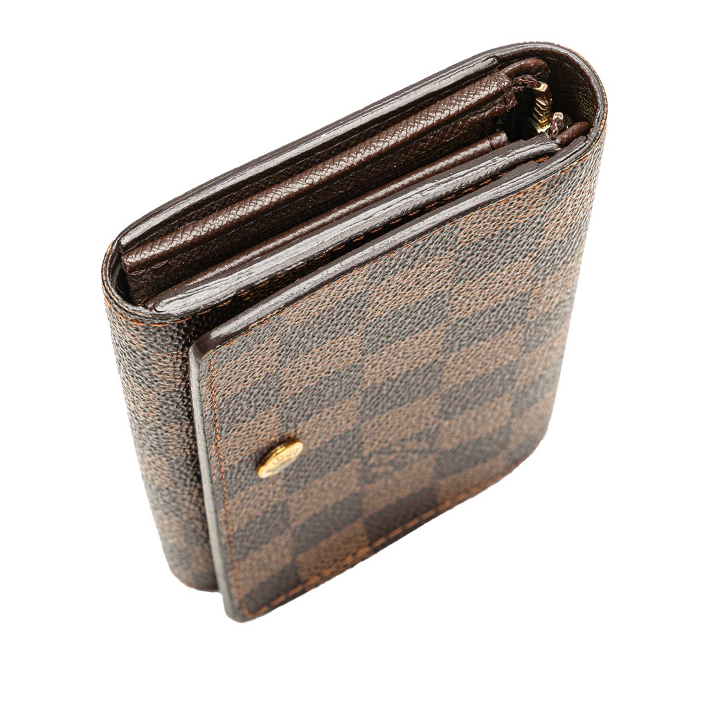 Louis Vuitton Damier Ebene Porte Monnaie Tresor Wallet - Image 12