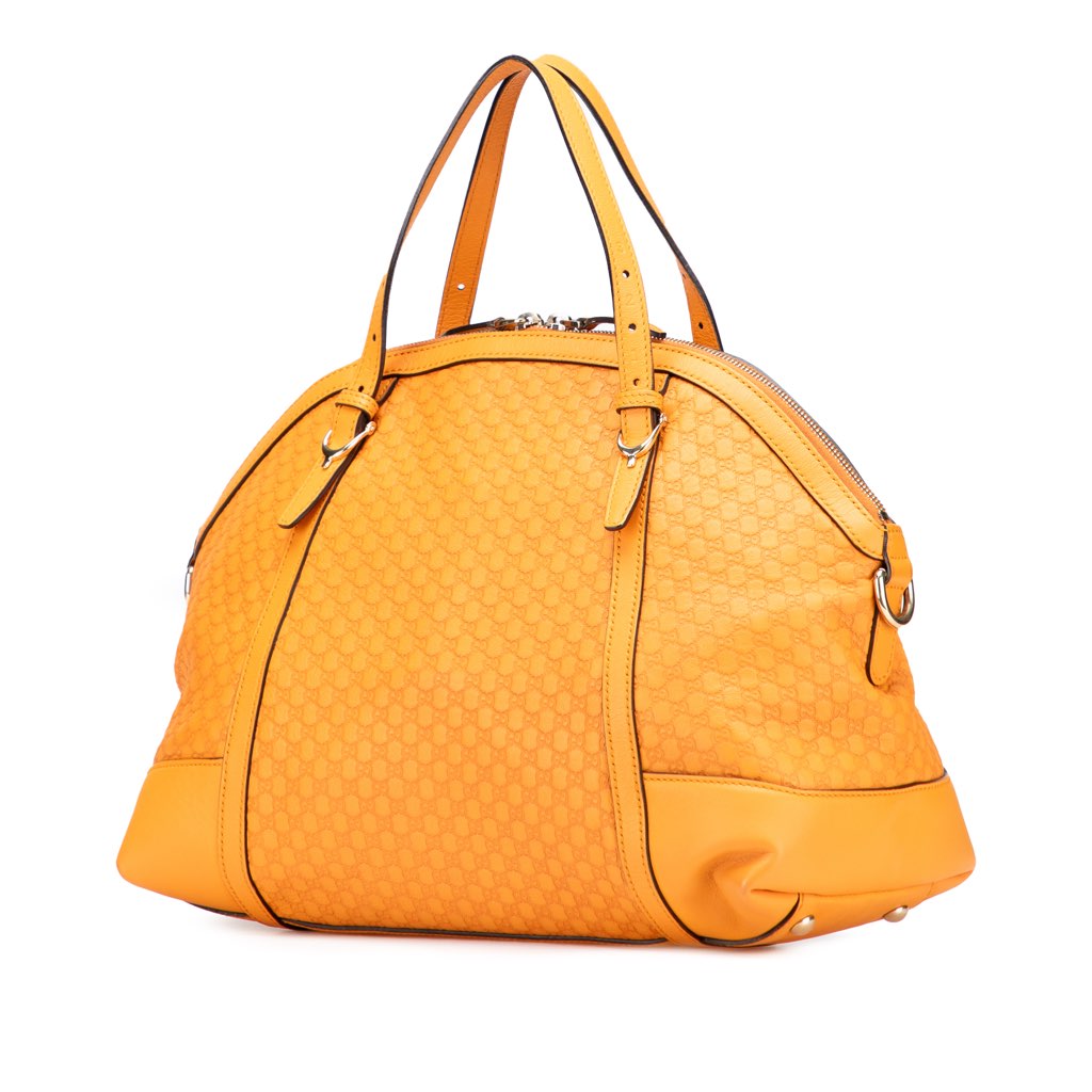 Gucci Large Microguccissima Nice Dome Satchel - Back view