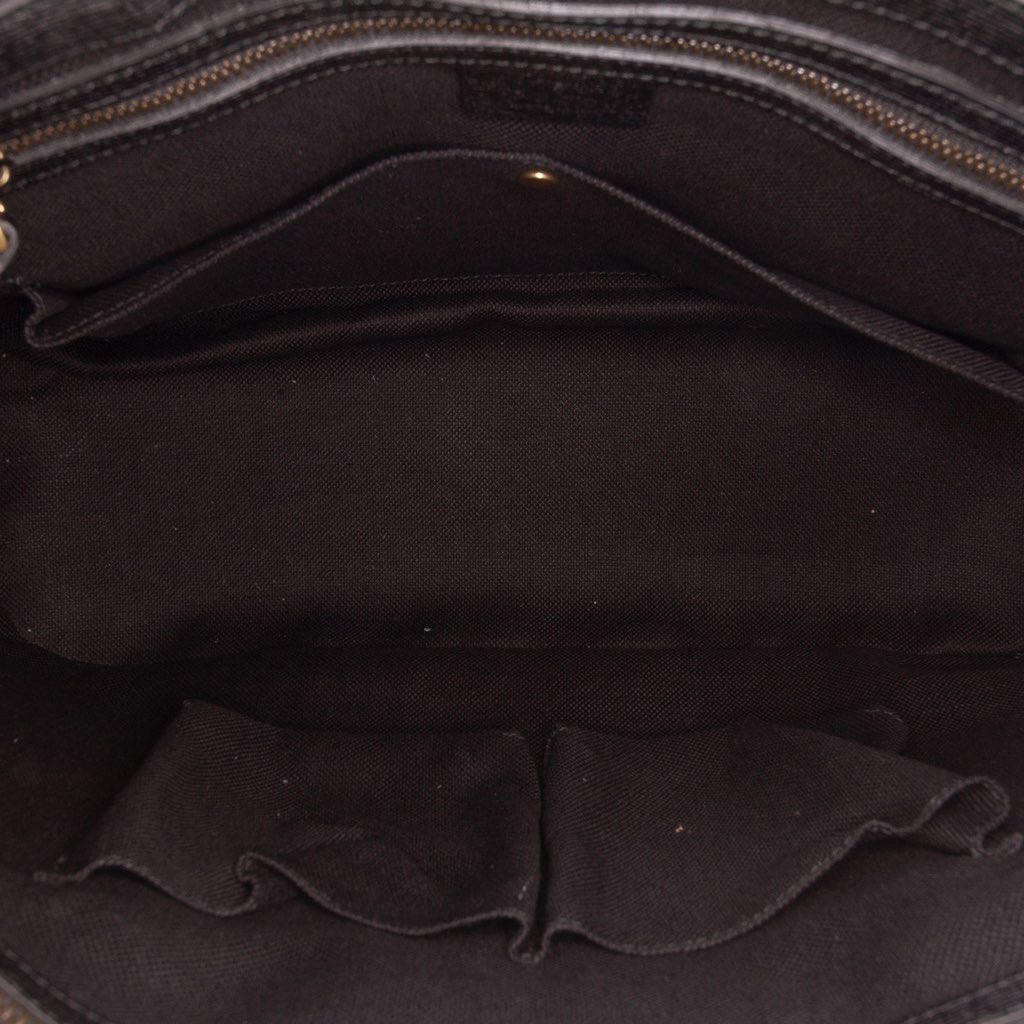 Gucci Medium Leather Bright Bit Satchel - 4