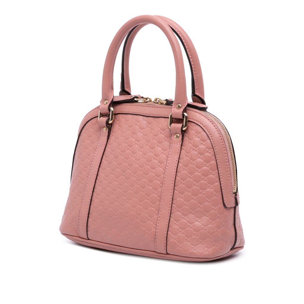Gucci Mini Microguccissima Dome Satchel - Back view