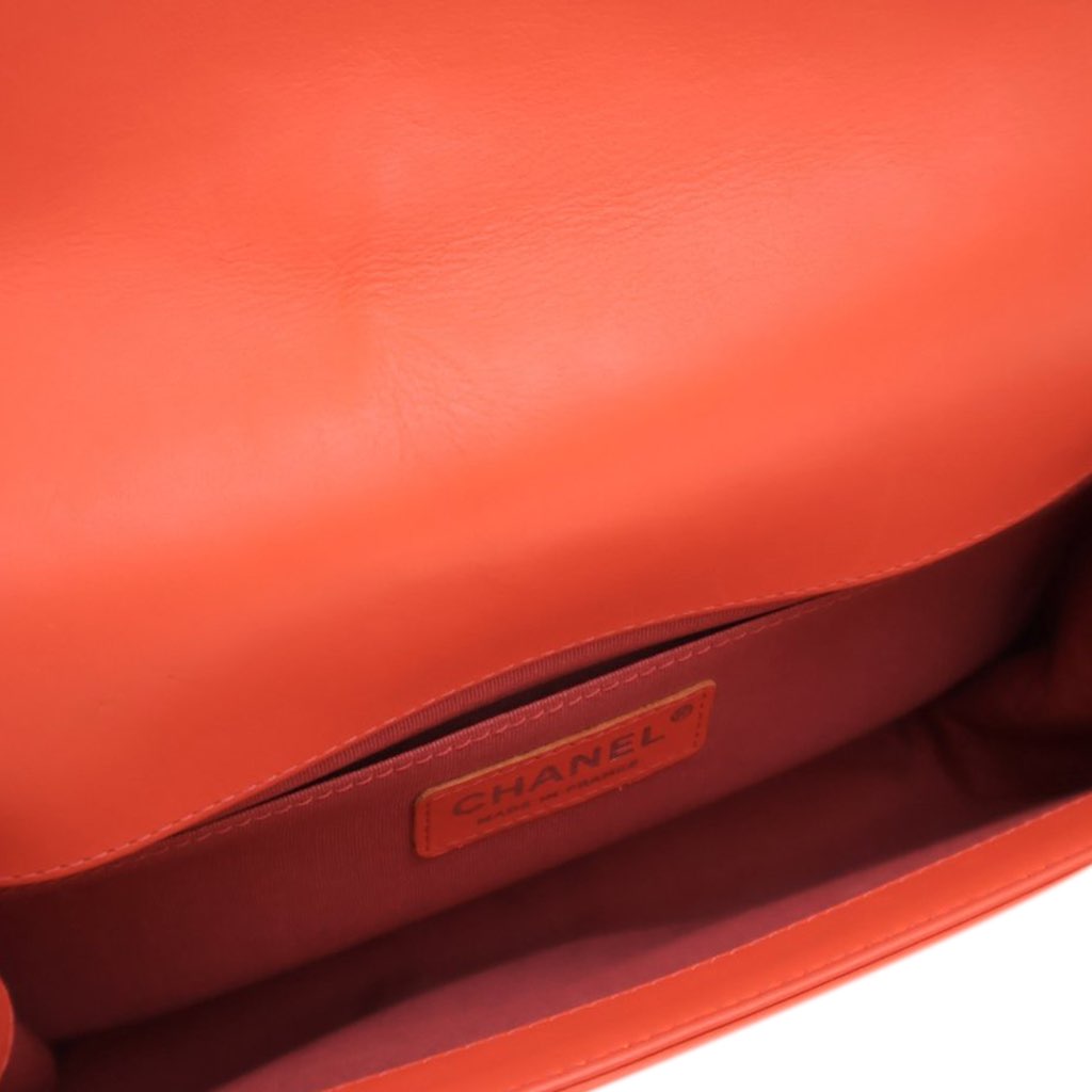 Chanel Old Medium Chevron Lambskin Boy Flap - 4