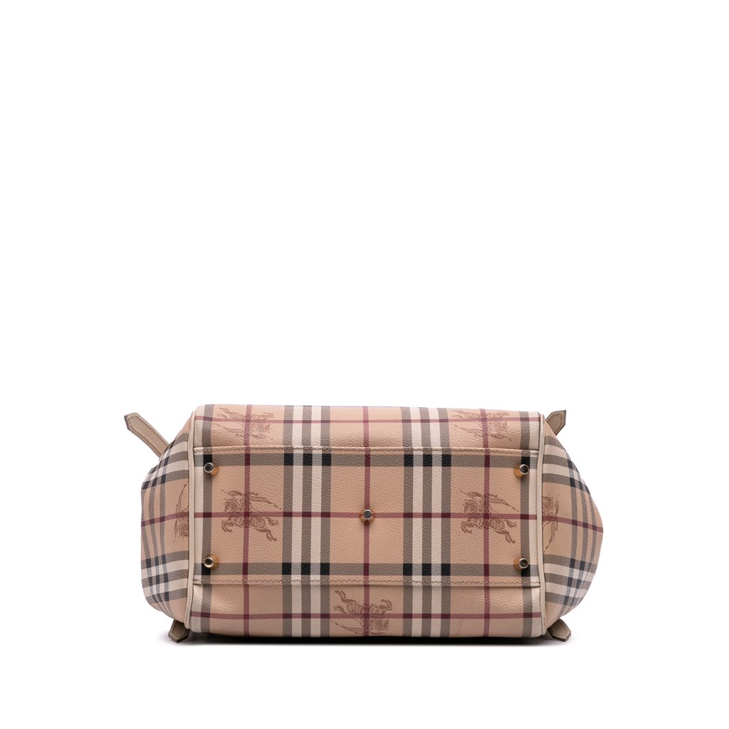 Burberry Small Haymarket Check Coated Canvas Canterbury Tote - 3