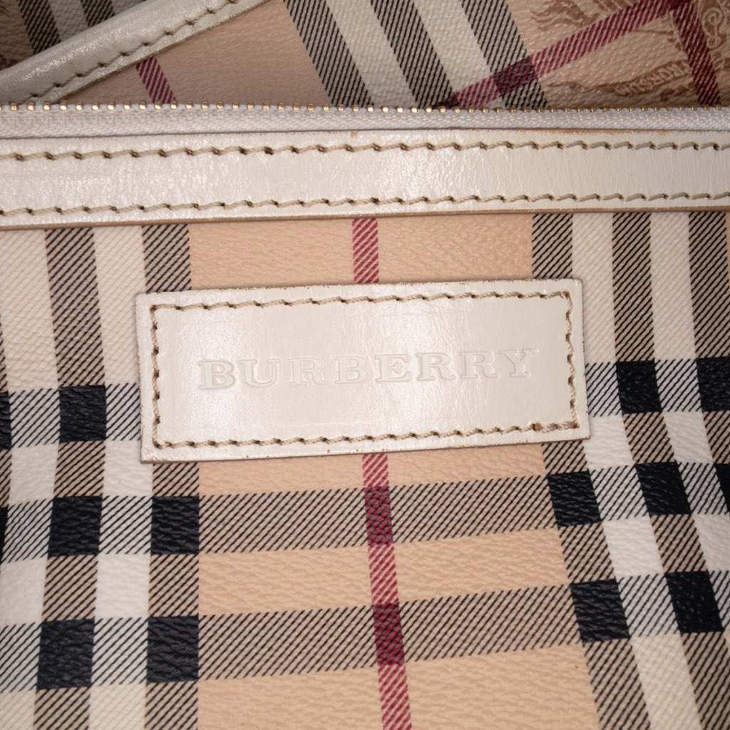 Burberry Small Haymarket Check Coated Canvas Canterbury Tote - 5