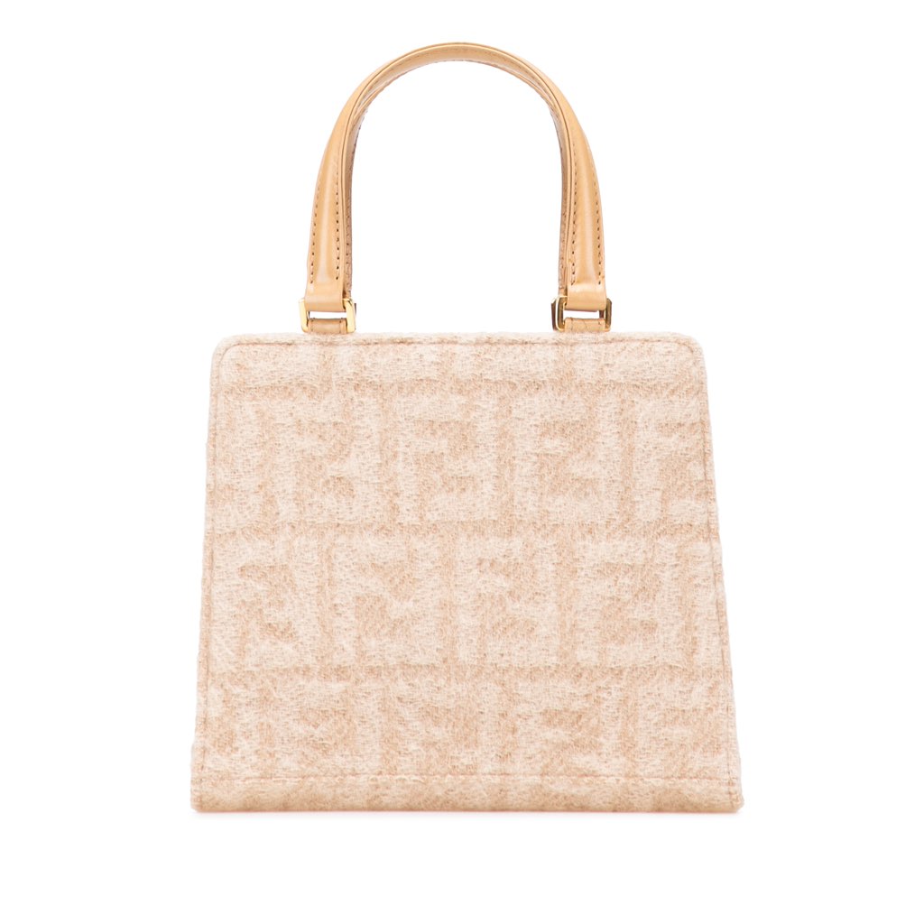 Fendi Zucca Felt Handbag