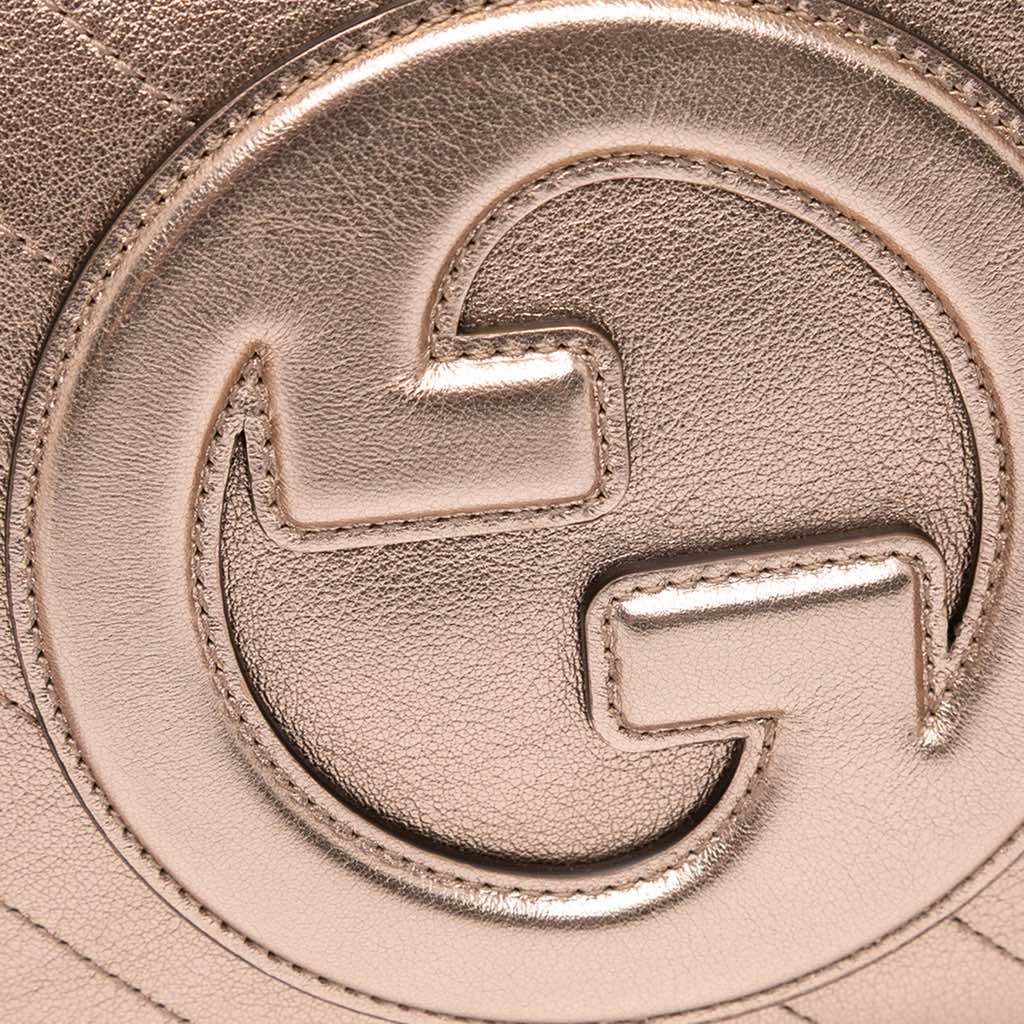 Gucci Small Metallic Calfskin Blondie Crossbody - Detail 2