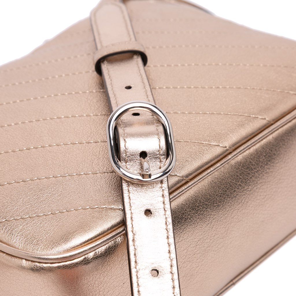 Gucci Small Metallic Calfskin Blondie Crossbody - Image 10