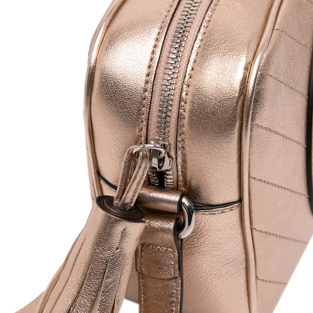 Gucci Small Metallic Calfskin Blondie Crossbody - Image 11