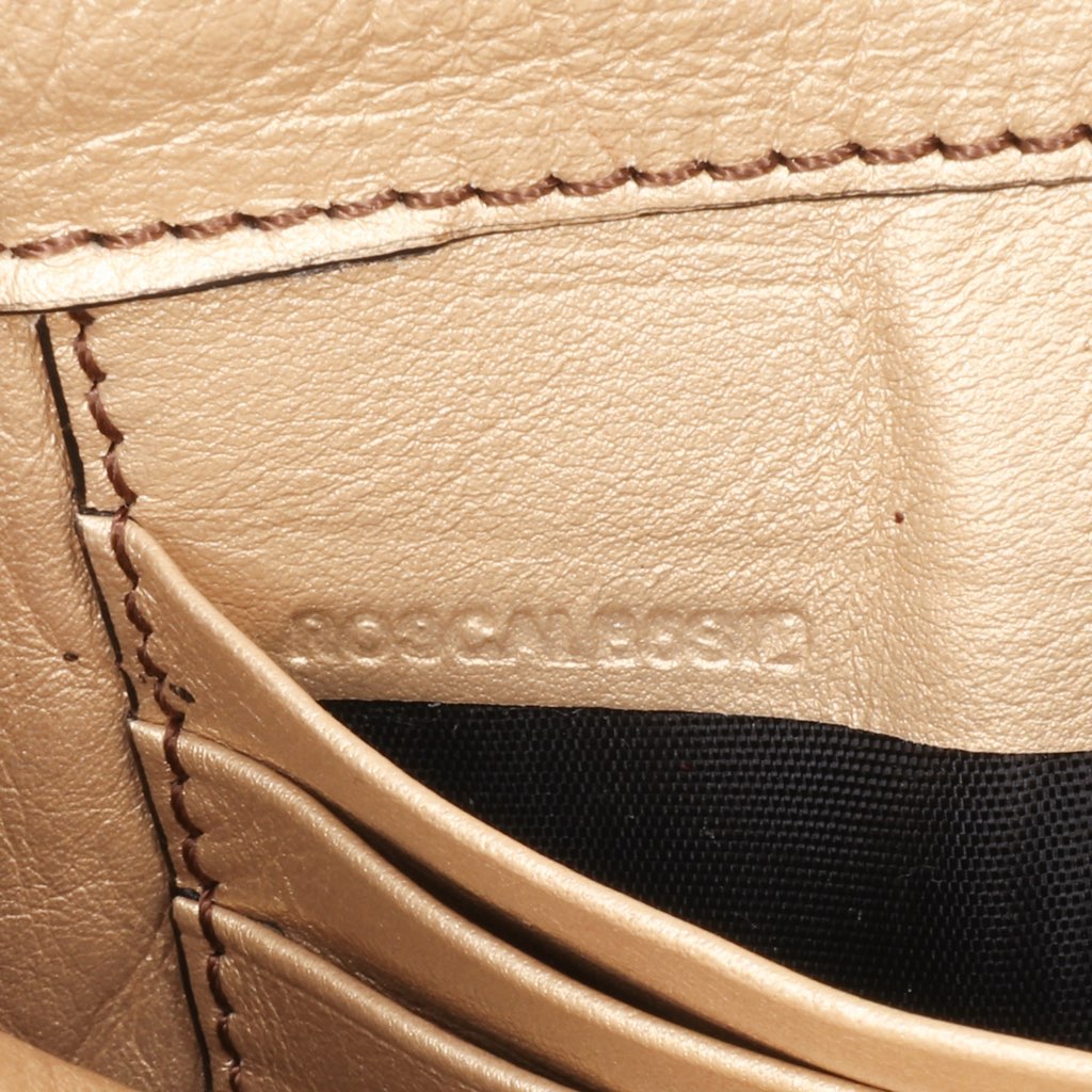 Burberry Embossed Grain Check Leather Langley Crossbody - Detail 1