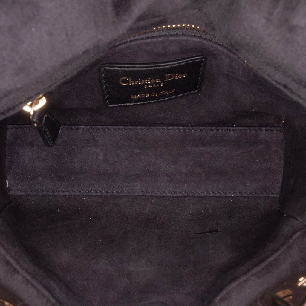 Dior Mini Velvet Cannage Lady Dior - 4