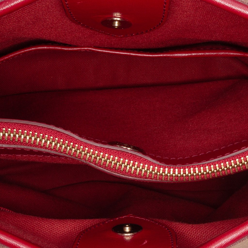 Burberry Small Haymarket Check Coated Canvas Northfield Satchel - 4