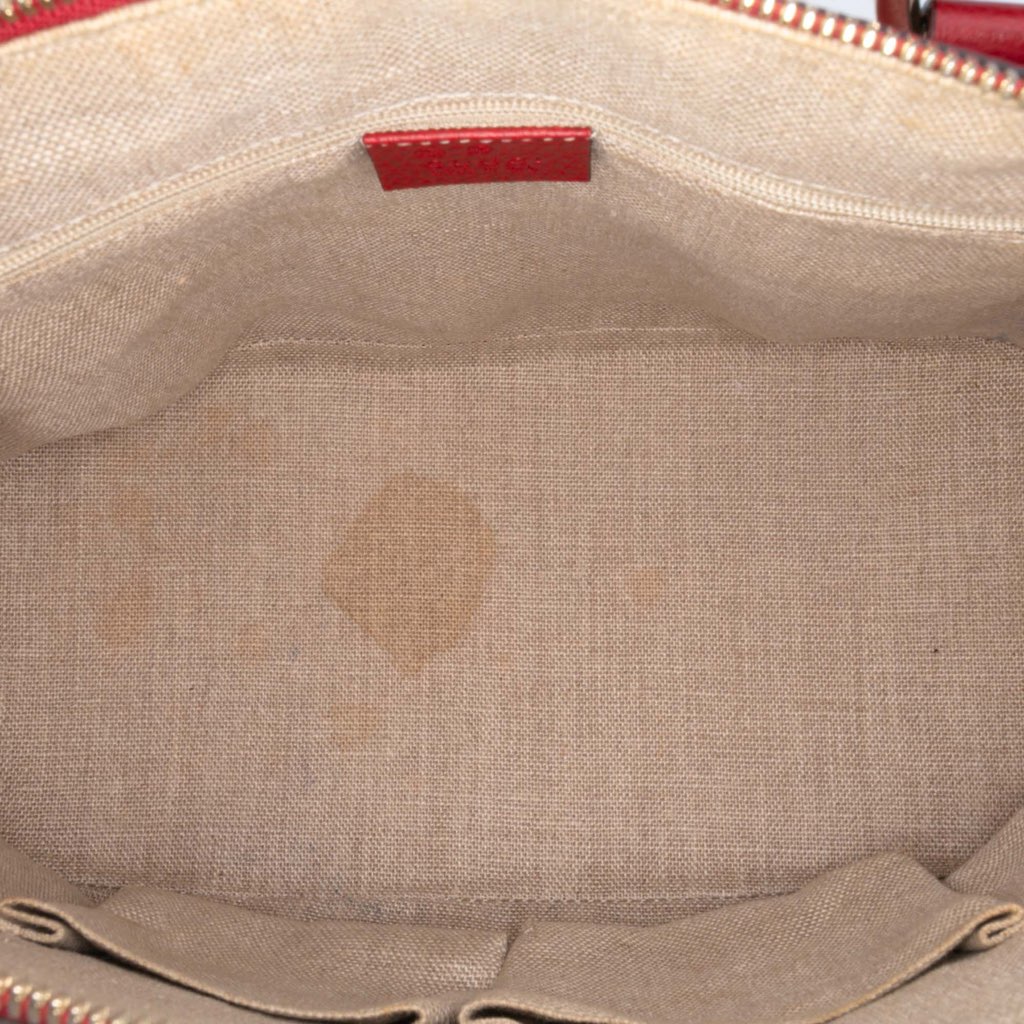 Gucci Small Dollar Calfskin GG Charm Dome Satchel - 4