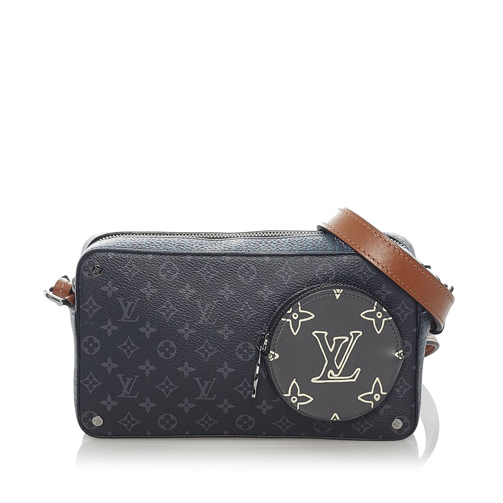 Louis Vuitton Monogram Eclipse Volga on Strap
