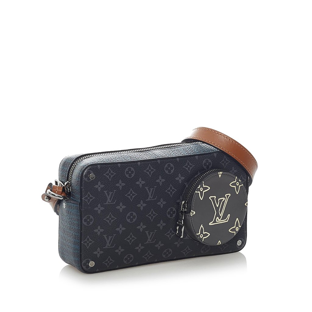 Louis Vuitton Monogram Eclipse Volga on Strap - 2