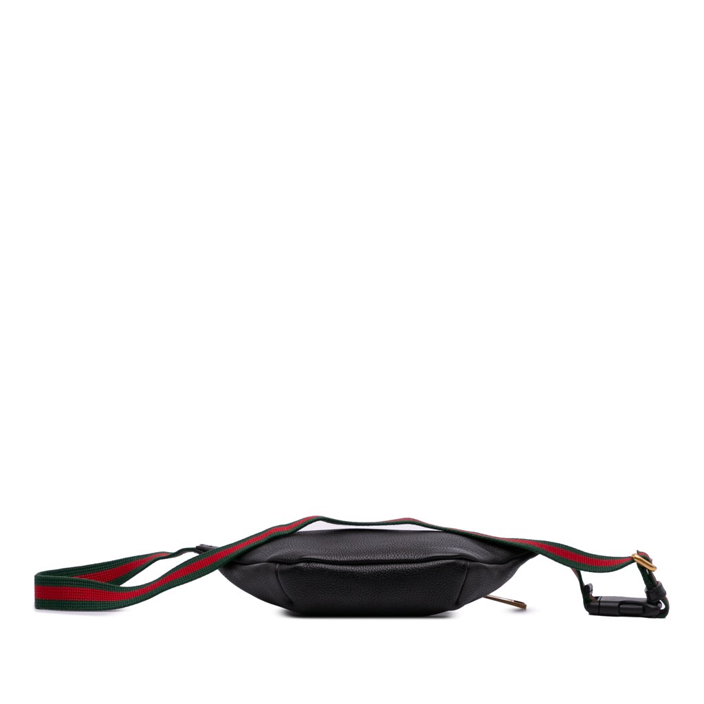 Gucci Small Grained Calfskin Logo Belt Bag - 3