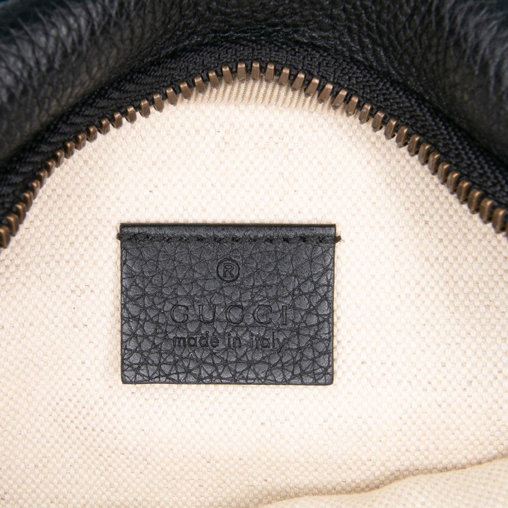 Gucci Small Grained Calfskin Logo Belt Bag - 5