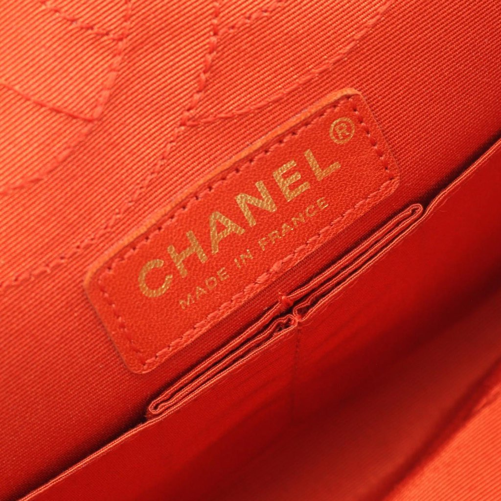 Chanel Reissue 2.55 Quilted Jersey Coco Croc Double Flap 225 - 4