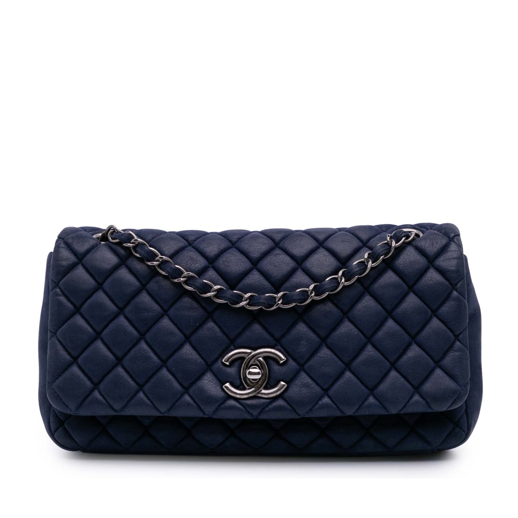 Chanel Large Calfskin New Bubble Flap