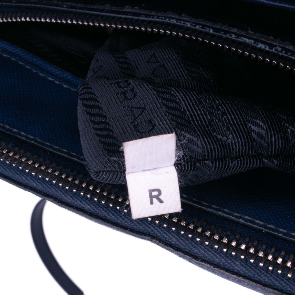 Prada Medium Bicolor Saffiano Lux Galleria Double Zip Satchel - Image 14