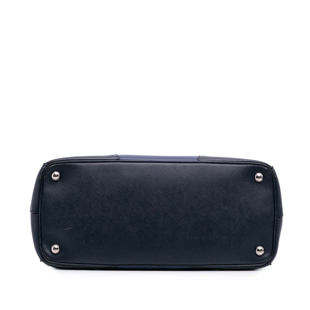 Prada Medium Bicolor Saffiano Lux Galleria Double Zip Satchel - Image 6