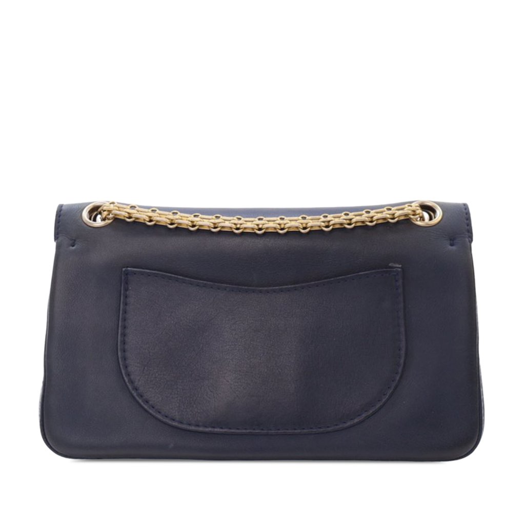 Chanel Reissue 2.55 Calfskin Medallion Nude Double Flap 226 - 4