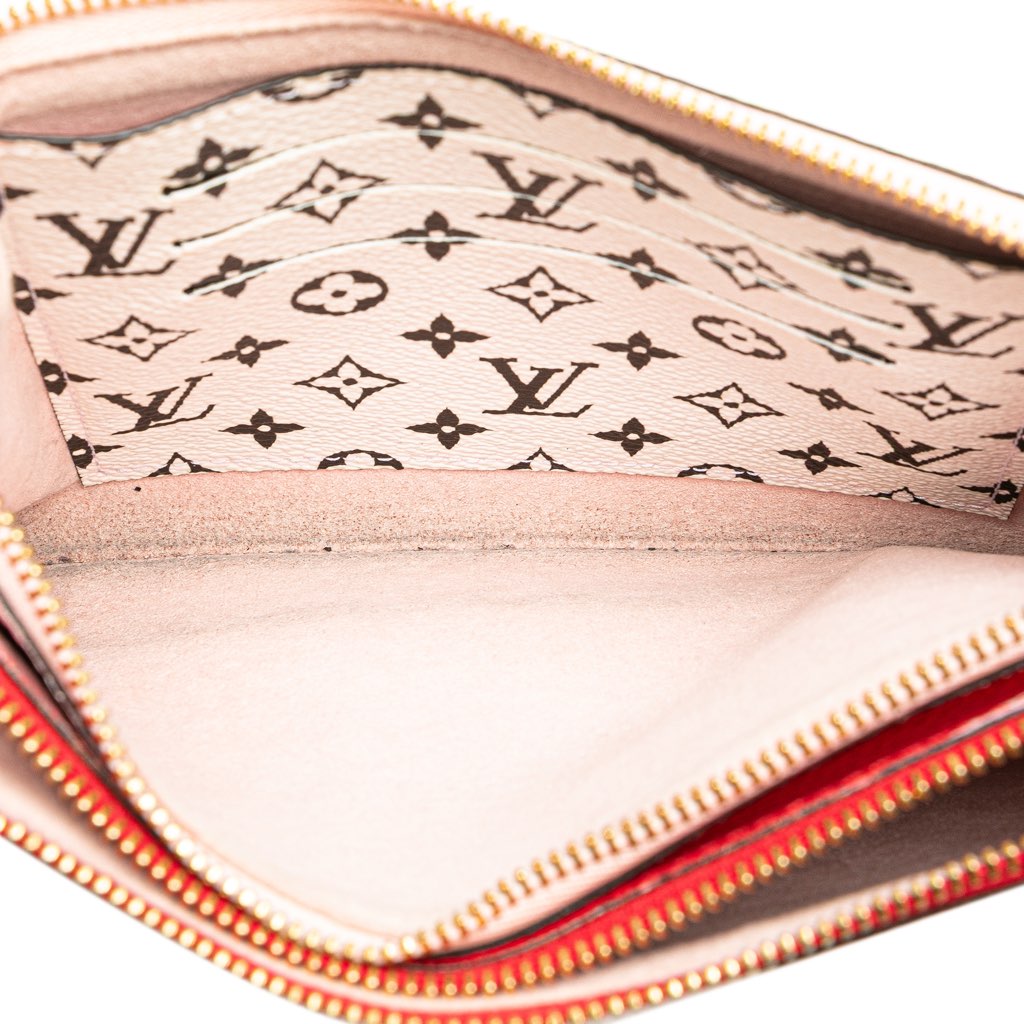 Louis Vuitton Limited Edition Monogram Giant Double Zip Pochette - Side view