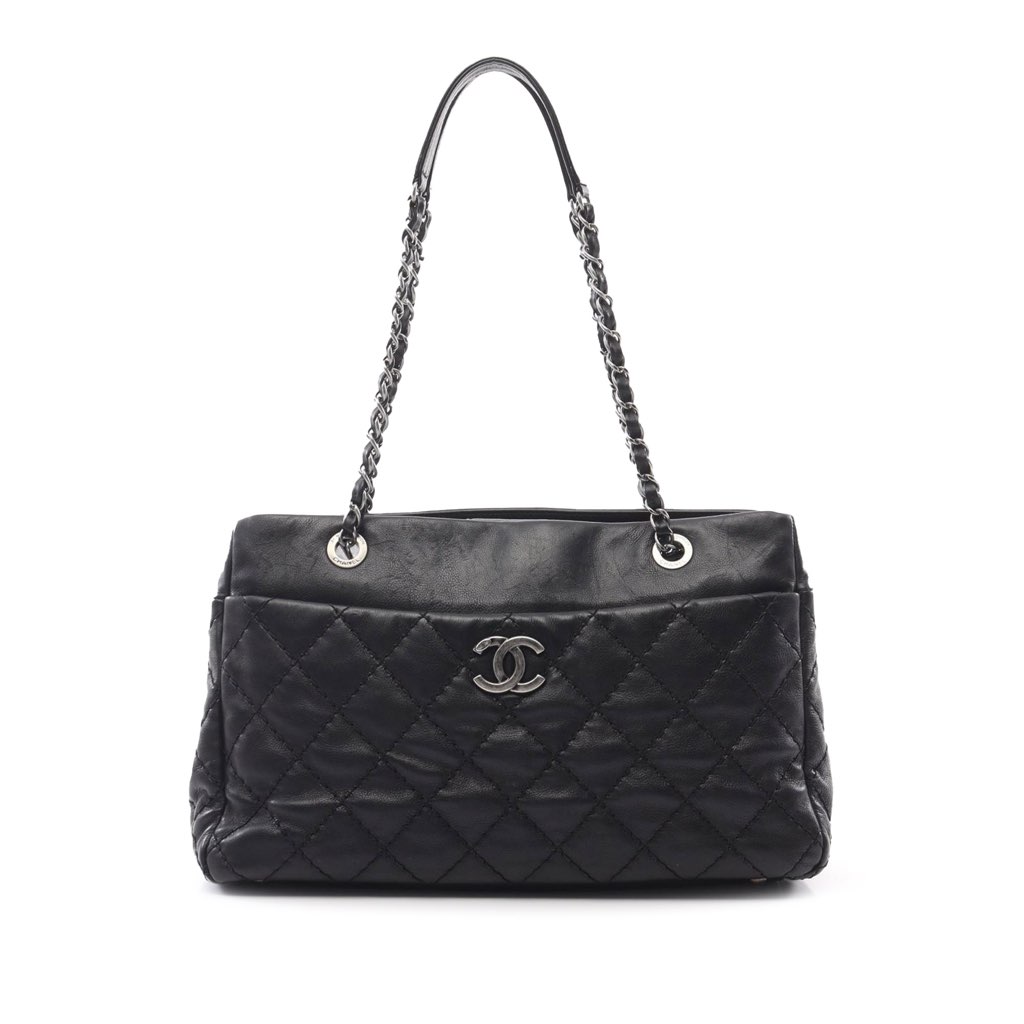 Chanel Medium CC Quilted Calfskin Stitch It Tote