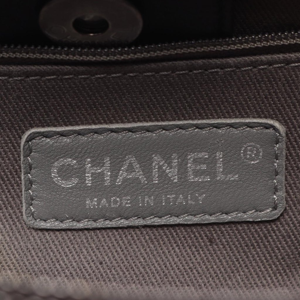 Chanel Medium CC Quilted Calfskin Stitch It Tote - Side view