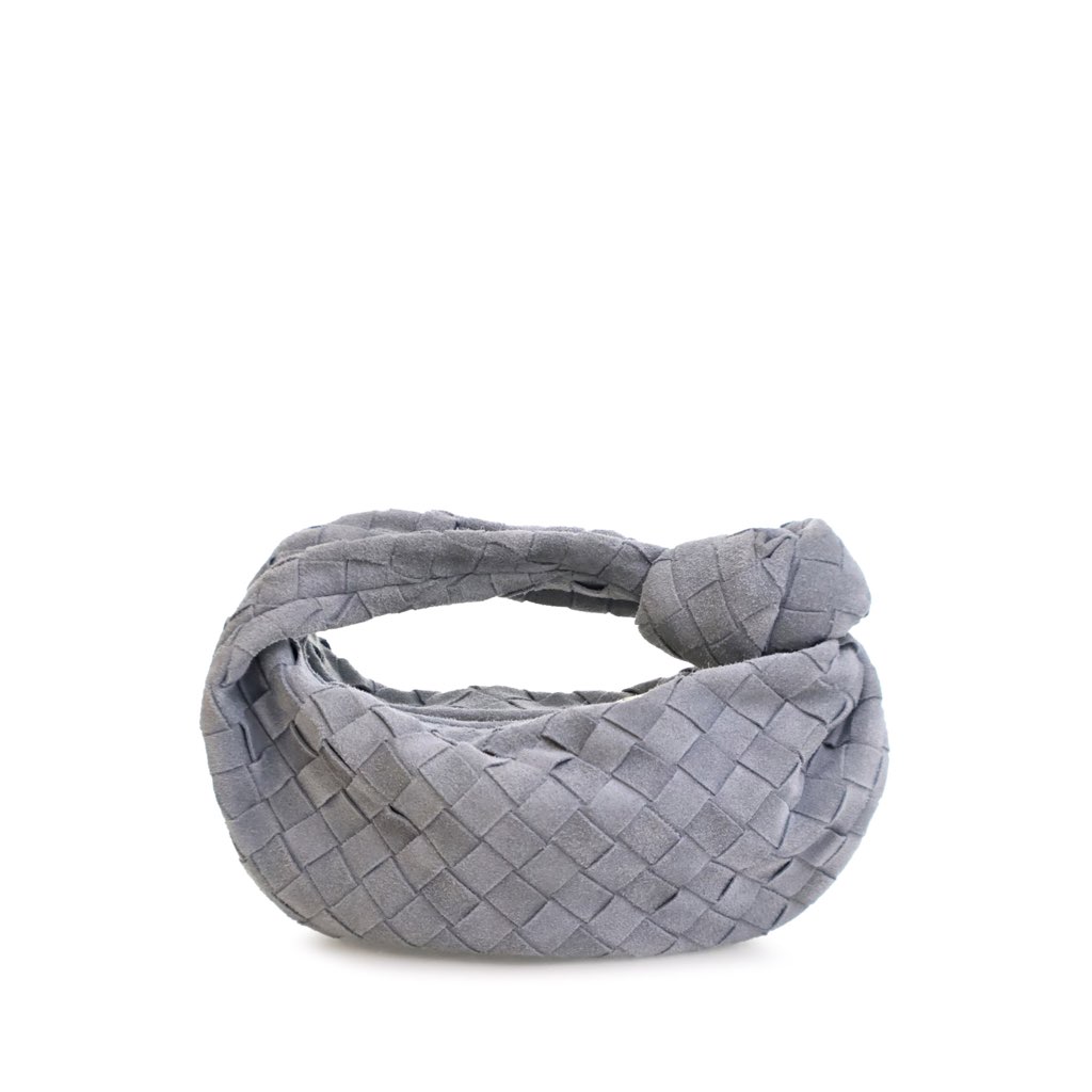 Bottega Veneta Mini Suede Intrecciato Jodie - 2