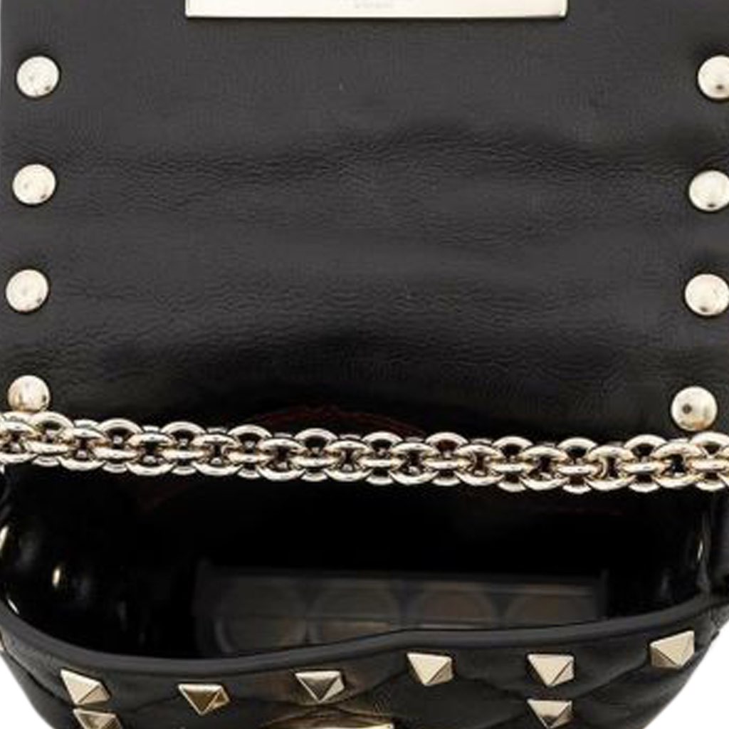 Valentino Lambskin Rockstud Spike Phone Case Crossbody - 4