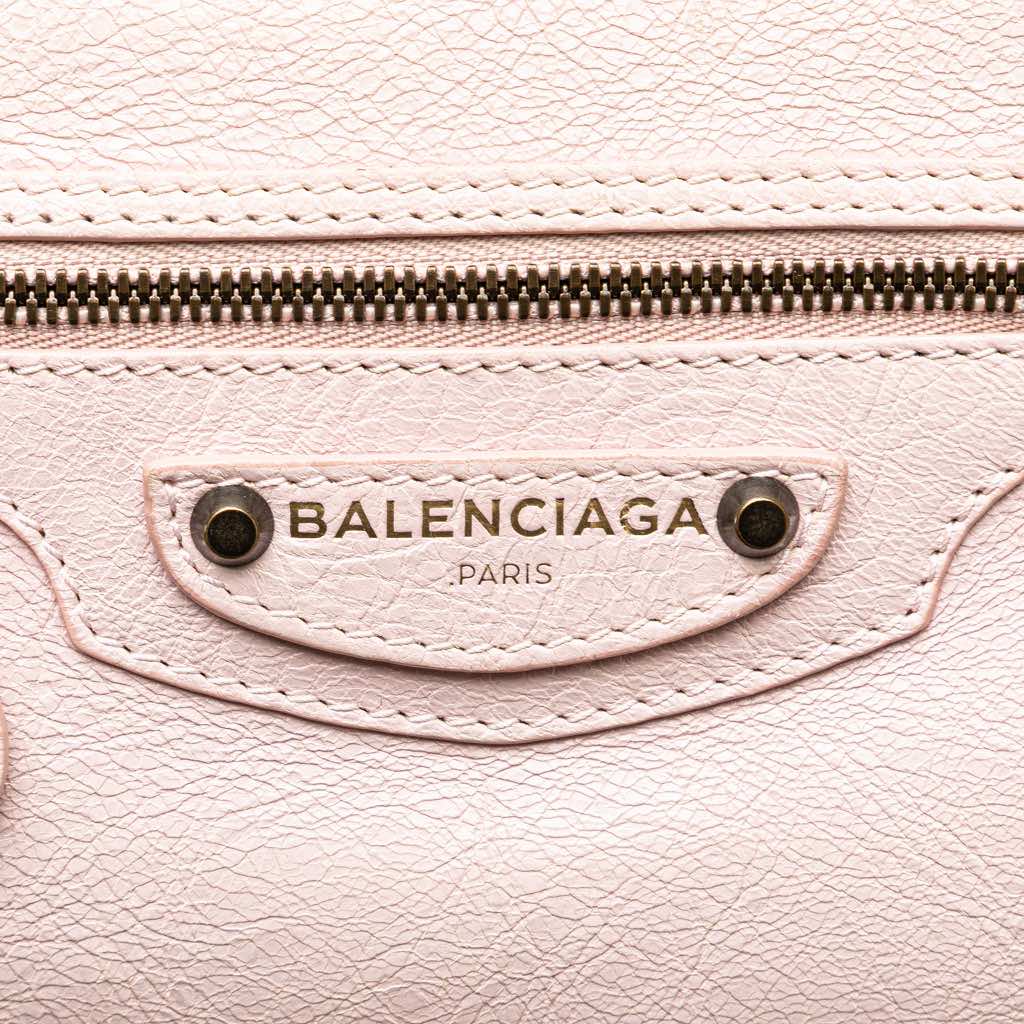 Balenciaga Lambskin Motocross Classic Toiletry Pouch - Detail 2