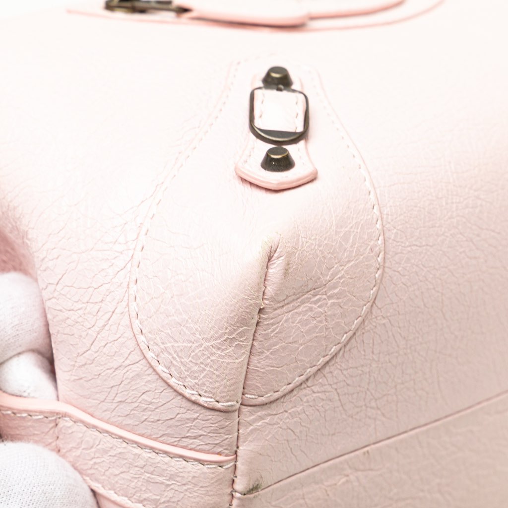 Balenciaga Lambskin Motocross Classic Toiletry Pouch - Image 10