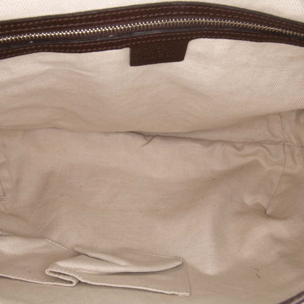 Gucci Large GG Canvas Techno Horsebit Satchel - 4