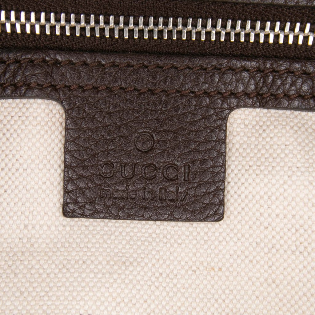 Gucci Large GG Canvas Techno Horsebit Satchel - 5
