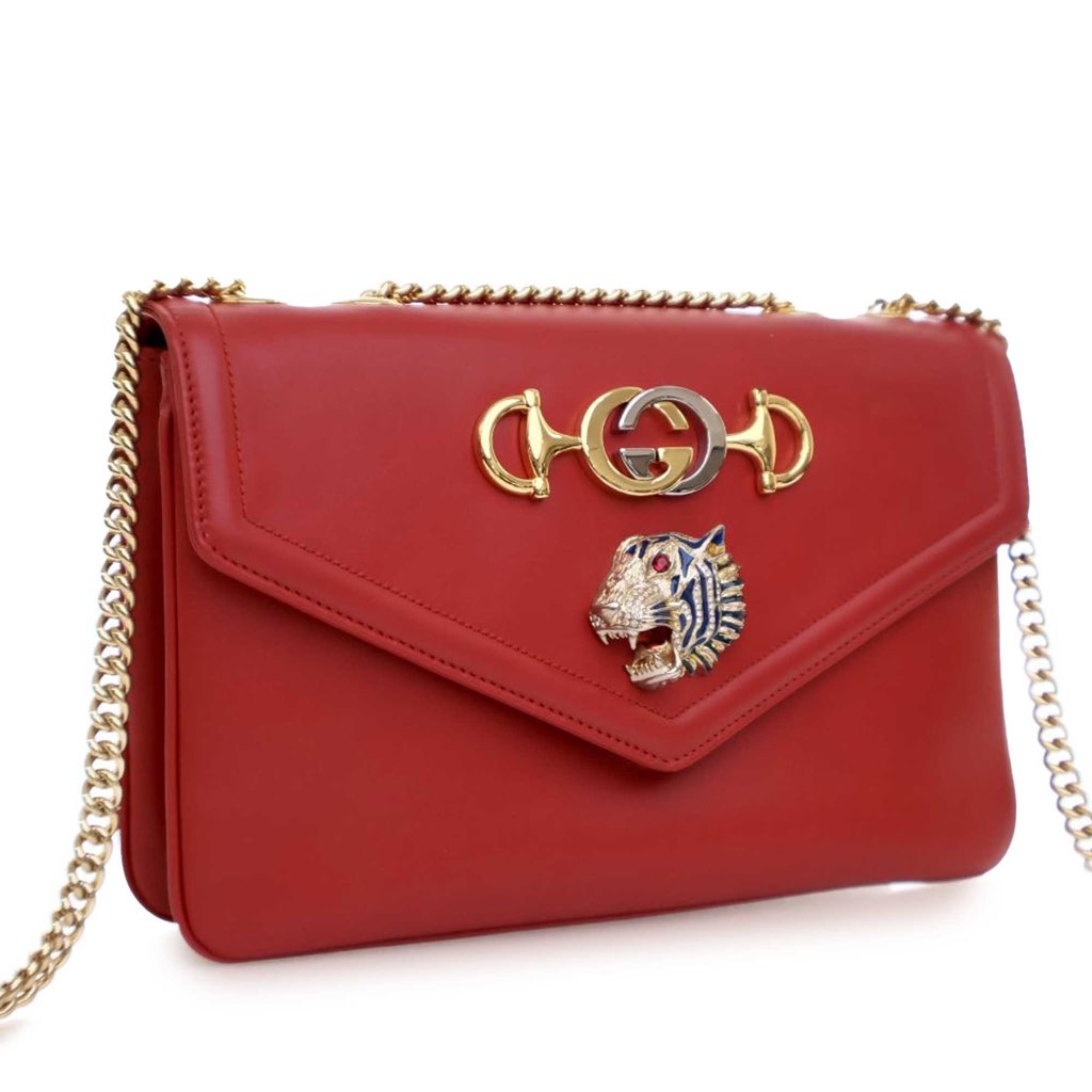 Gucci Medium Leather Rajah Crossbody - 3