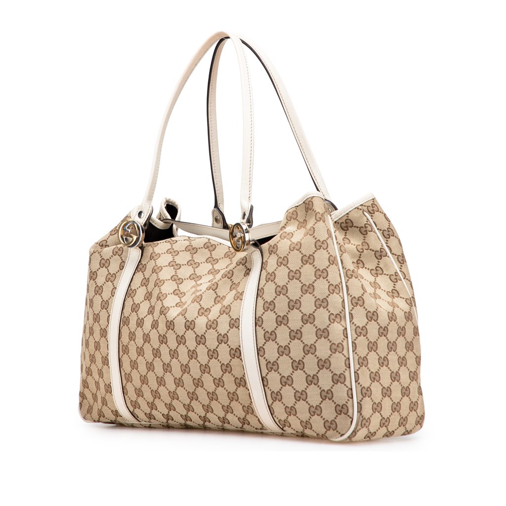Gucci Large GG Canvas Twins Tote - 2