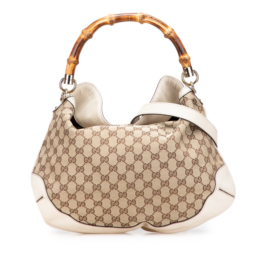 Gucci Medium GG Canvas Peggy Satchel