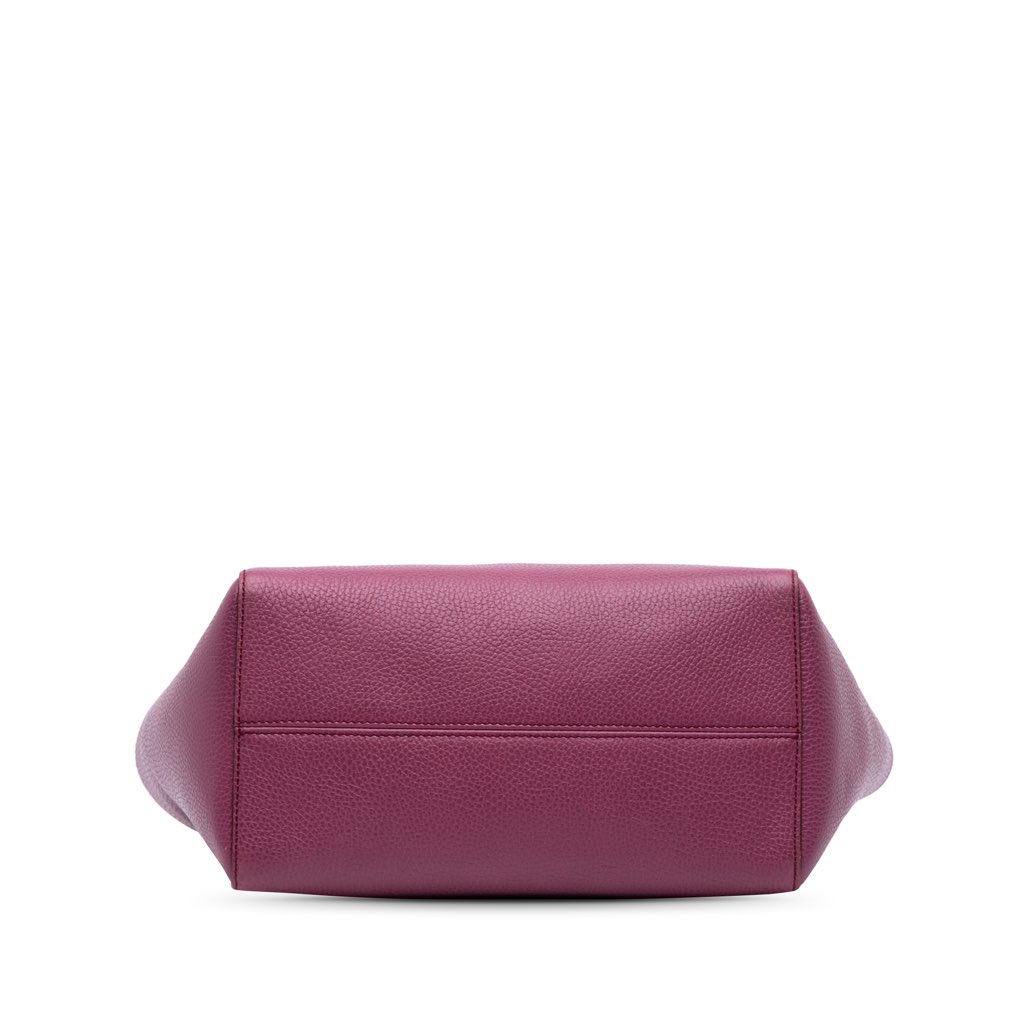 Gucci Medium Leather Swing Tote - Image 6