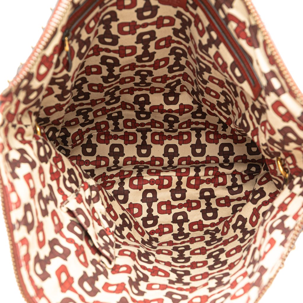 Gucci Guccissima Studded Babouska Satchel - 4