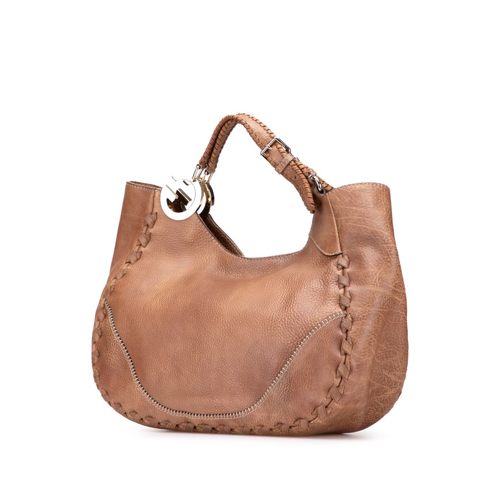 Gucci Medium Grained Calfskin Charlotte Hobo - Back view