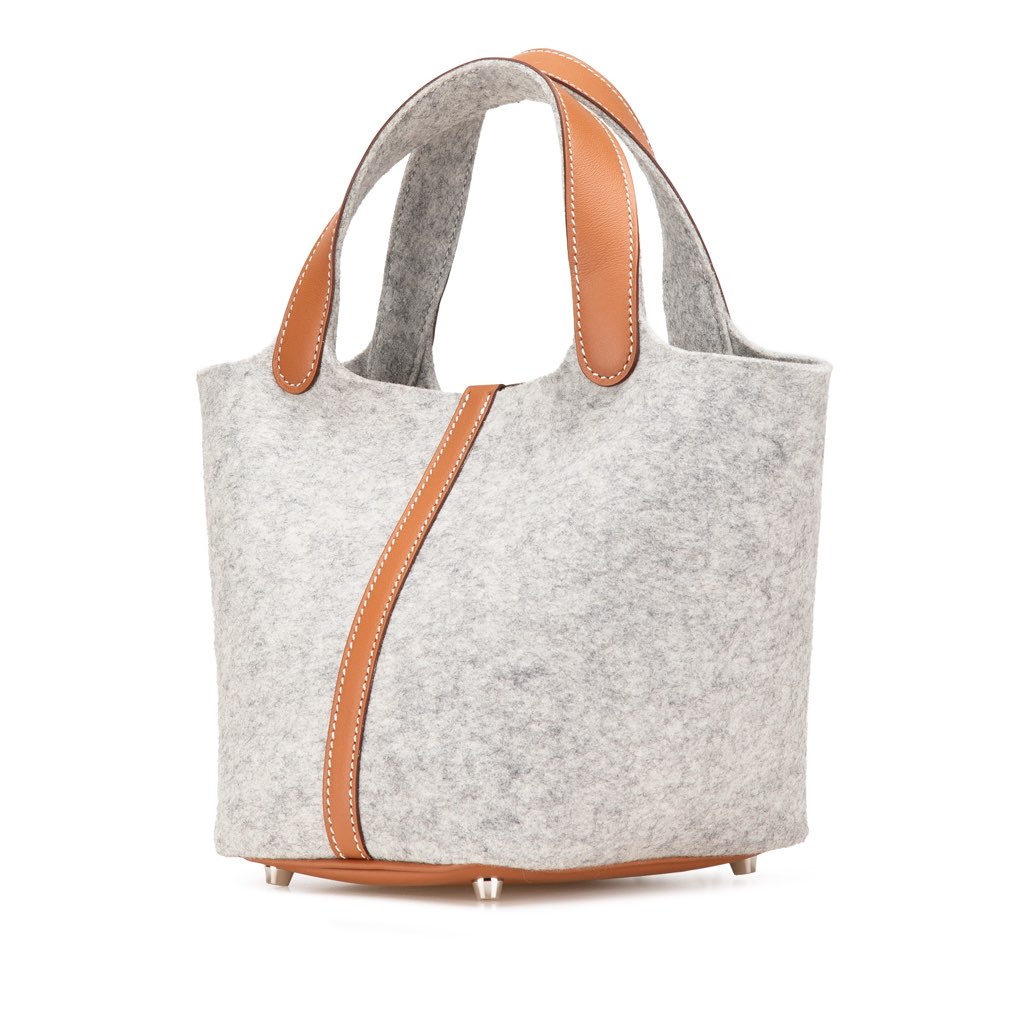 Hermès Feutre and Swift Picotin Lock 18 - Back view