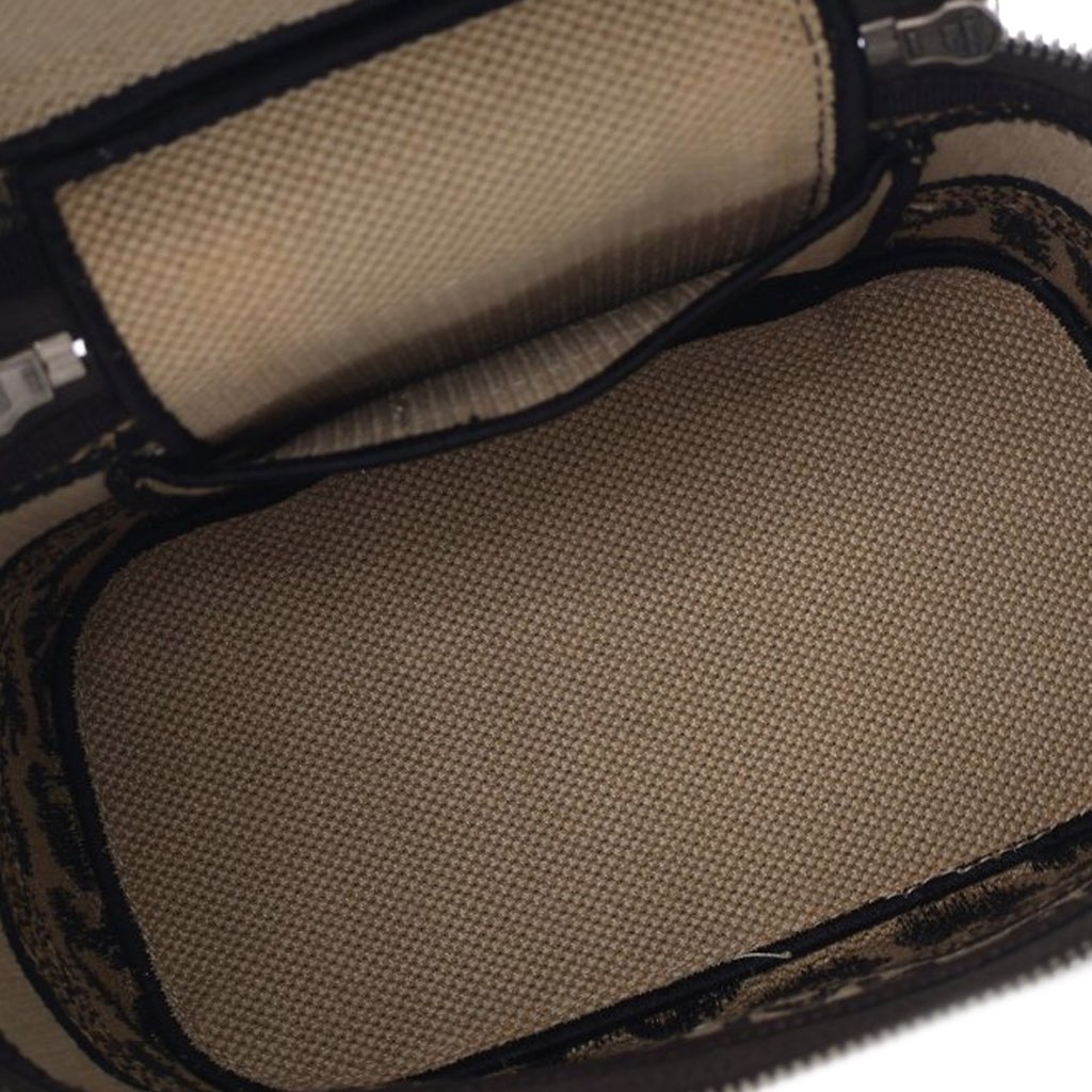 Dior Mizza Small Embroidered Canvas Diortravel Leopard Vanity Case - 4