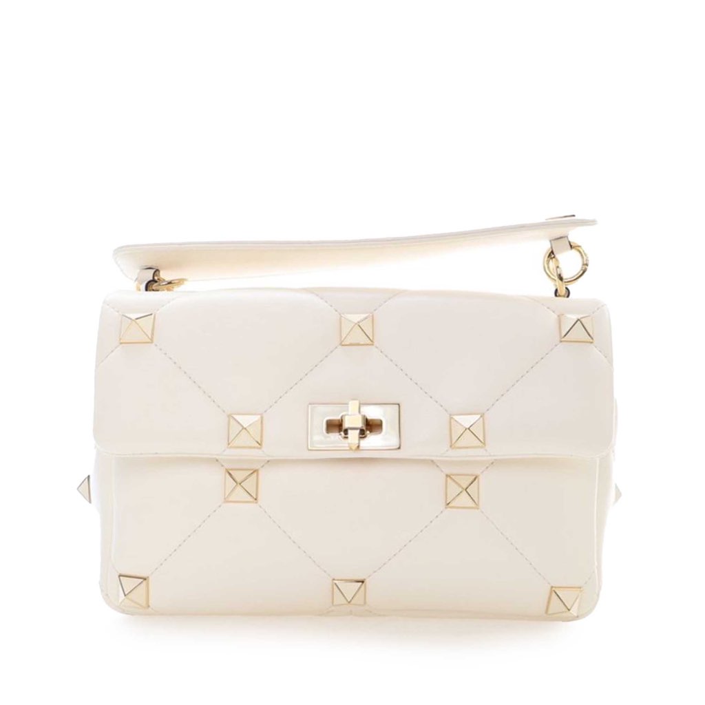 Valentino Large Nappa Roman Stud Satchel