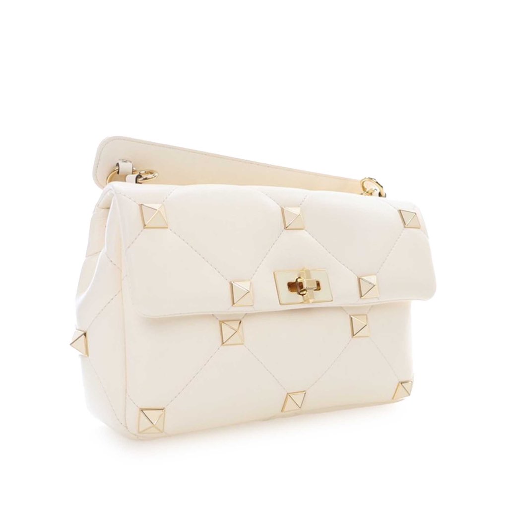 Valentino Large Nappa Roman Stud Satchel - 3