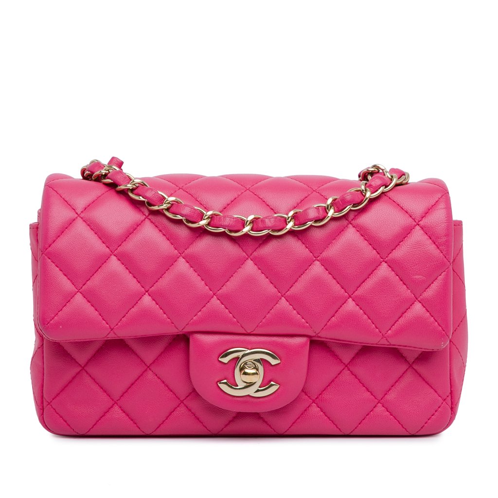 Chanel Mini Rectangular Classic Lambskin Single Flap